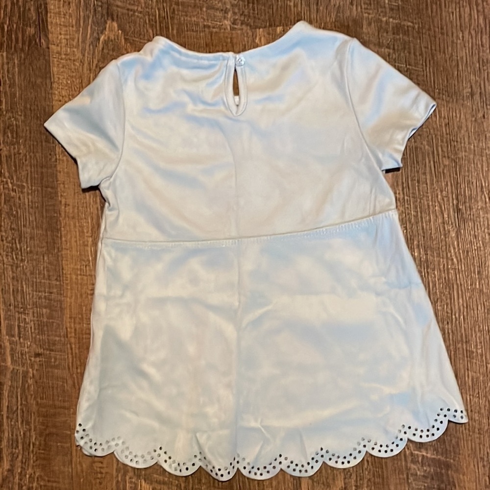 Juicy Couture Girl’s Dress Shirt Suede Like Texture Size 3T - Picture 3 of 8
